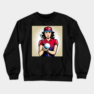 Woman Golfer Crewneck Sweatshirt